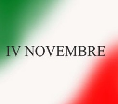 Logo della festivita' del quattro novembre