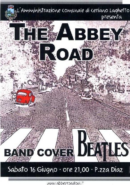 Immagine della Locandina dell'evento Abbey Road band cover dei Beatles