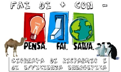 Logo della giornata dedicata al risparmio energetico