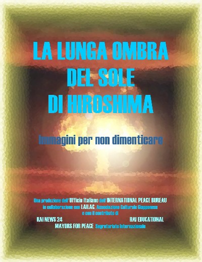 Immagine del manifesto della mostra la lunga ombra del sole di Hiroshima