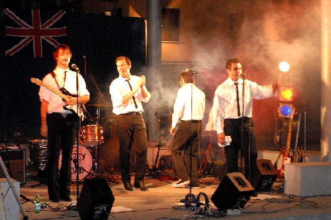 Immagine di un momento del concerto degli Abbey Road