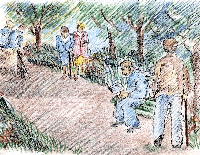 disegno del centro diurno integrato macalle'