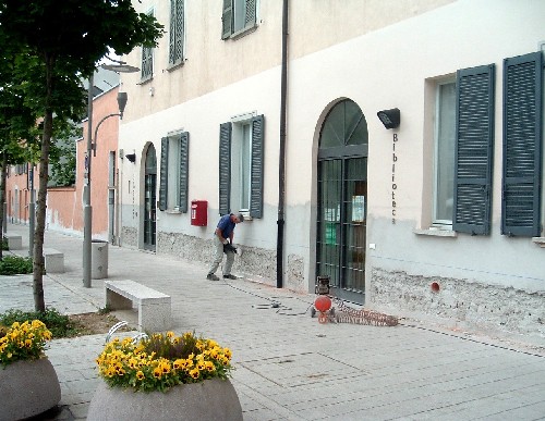 immagine dei lavori al palazzo municipale