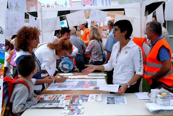 immagine del gazebo informativo