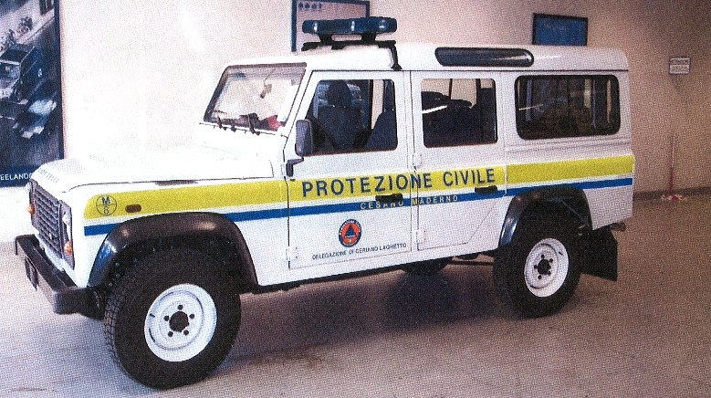 Immagine del nuovo mezzo della Protezione civile di Ceriano Laghetto