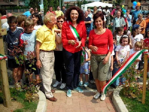 Inaugurazione del parco pubblico di Via Solferino