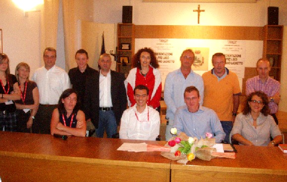 Foto della serata di presentazione della Pro Loco