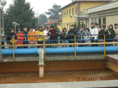 Immagine in esterno della visita al sito industriale Rhodia