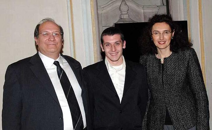 Foto dello studente premiato Gabriele Cattaneo