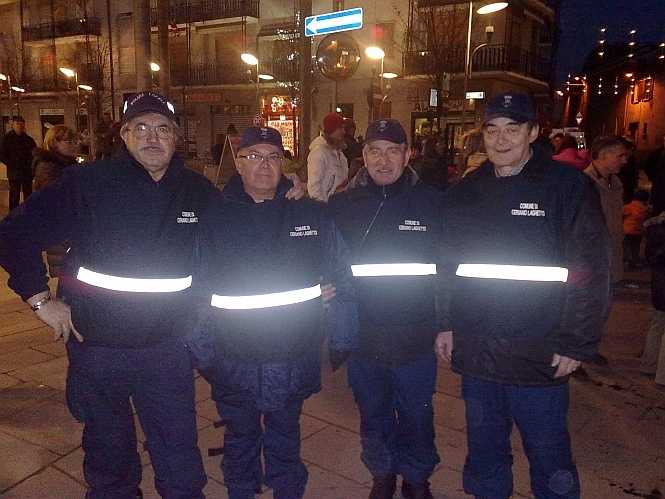 Foto dei nonni civici alla vigilia di Natale 2008