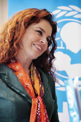 Foto di Paola Saluzzi ambasciatrice UNICEF