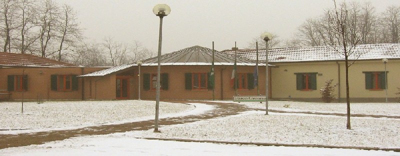Immagine della ex polveriera ora sede del Parco Groane