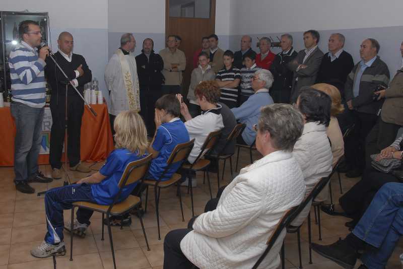 Foto di un momento della cerimonia di inaugurazione