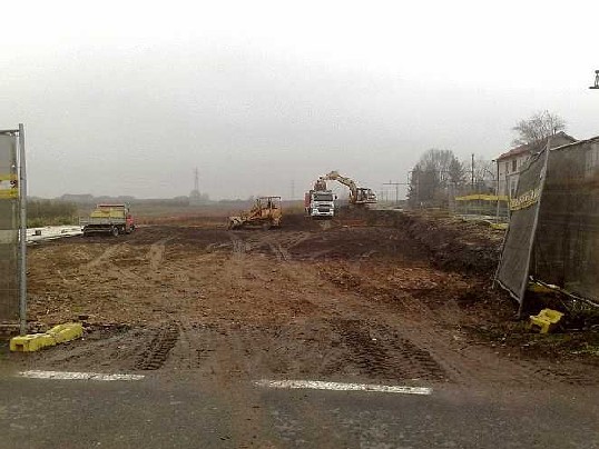 Immagine del cantiere a Ceriano Laghetto