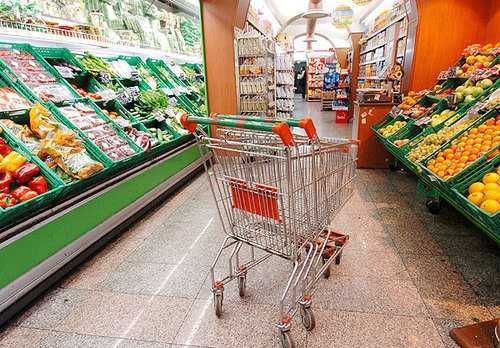Foto di un supermercato