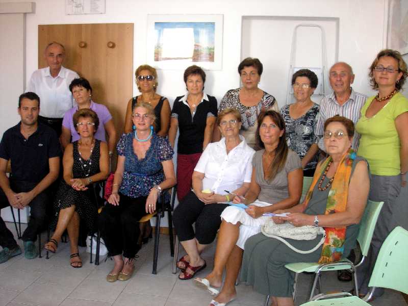 Foto di gruppo all'interno del Macalle'