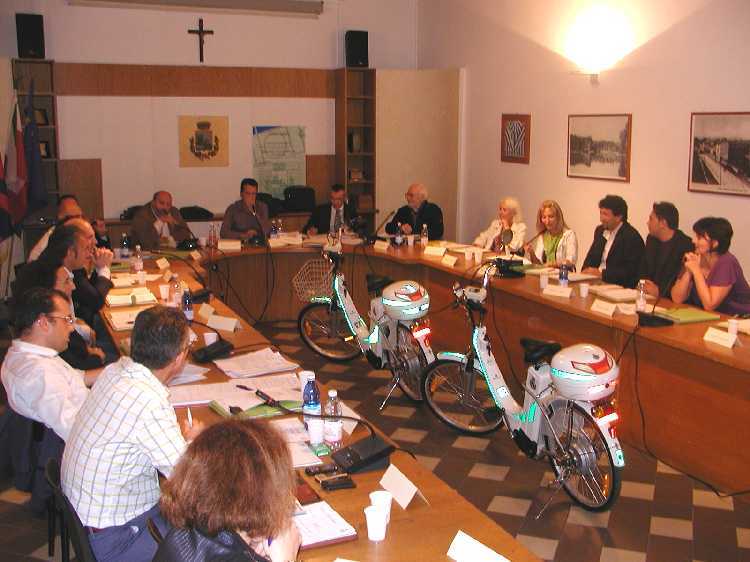 Foto delle biciclette a pedalata assistita in Consiglio