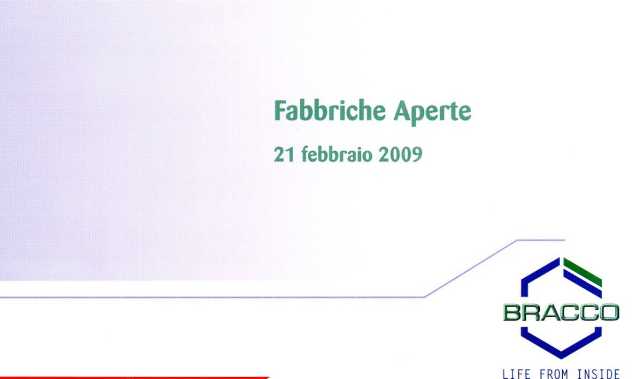 Logo dell'iniziativa fabbriche aperte