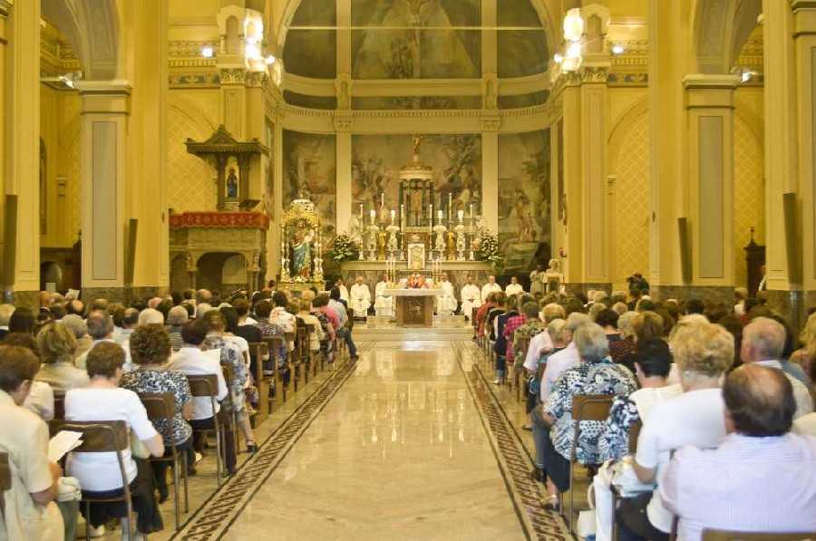 Foto della visita del Cardinale Tettamanzi