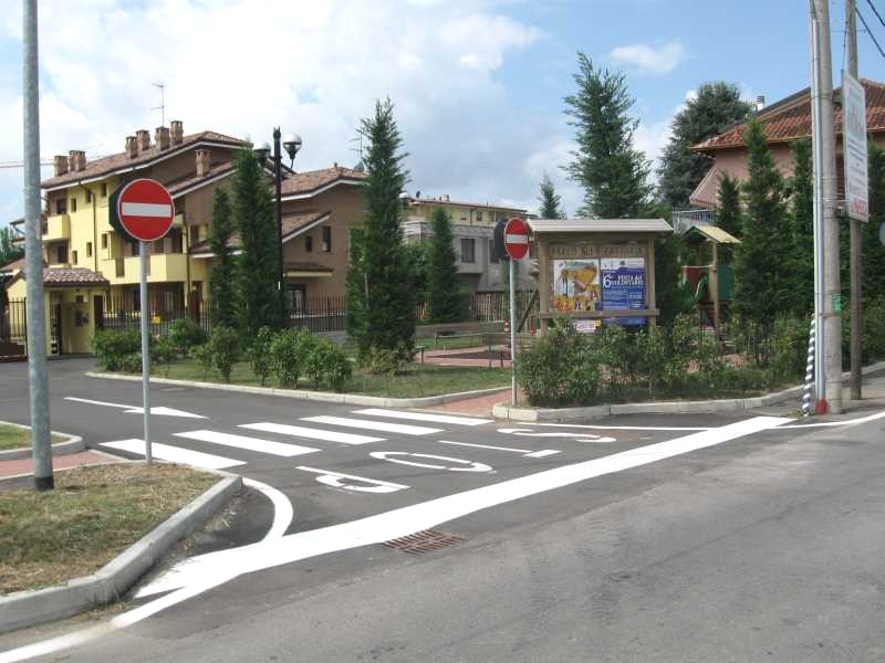 Foto dei lavori effettuati alla frazione Dal Pozzo