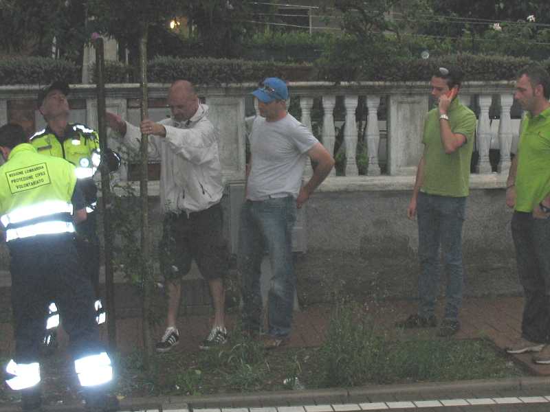 Immagine della grandinata