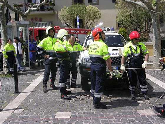 Foto della Protezione Civile