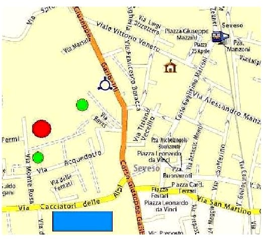 Mappa dell'oasi di Seveso