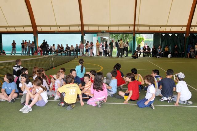 Foto del campionato scolastico di tennis