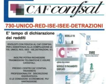 Manifesto del centro assistenza fiscale