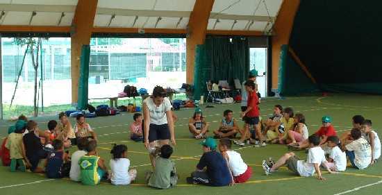 Immagine di un campus estivo a Tennis Club