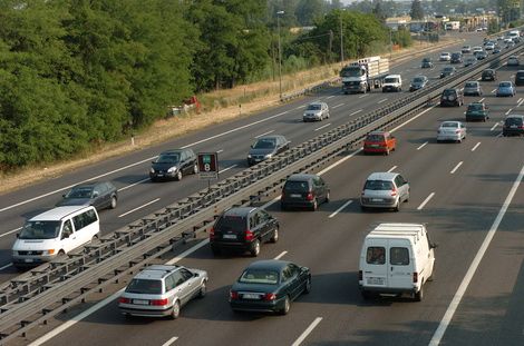 Foto di un tratto autostradale