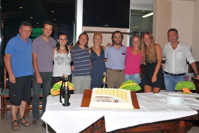 Foto della premiazioni al Tennis Club