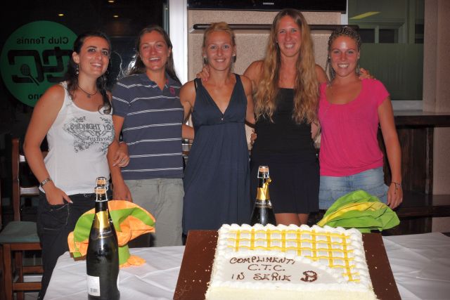 Foto della premiazioni al Tennis Club