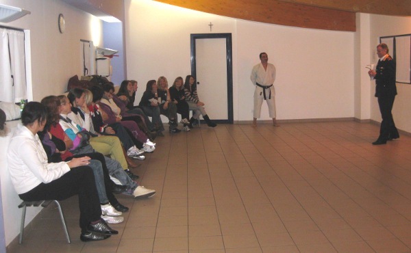 Foto del corso di difesa personale