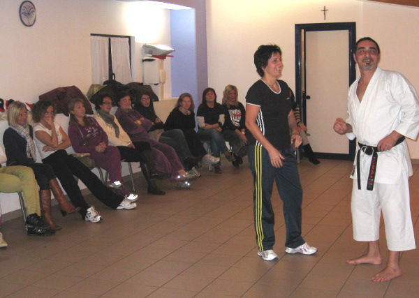 Foto del corso di difesa personale