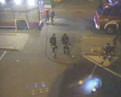 Foto dell'intervento dei vigili del fuoco