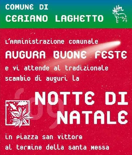 Tanti Auguri di Buona Natale