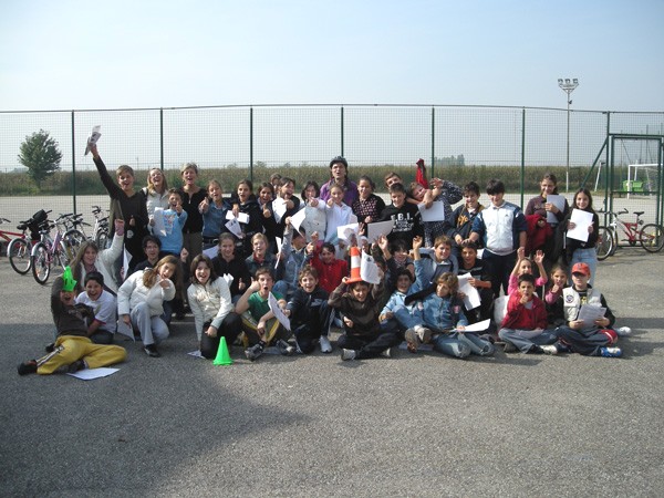 Foto di gruppo degli studenti